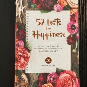 NEW!!!  52 Lists for Happiness Journal